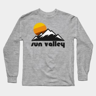 Retro Sun Valley ))(( Tourist Souvenir Travel Design Long Sleeve T-Shirt